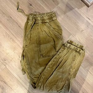 By Anthropologie Mustard Joggers